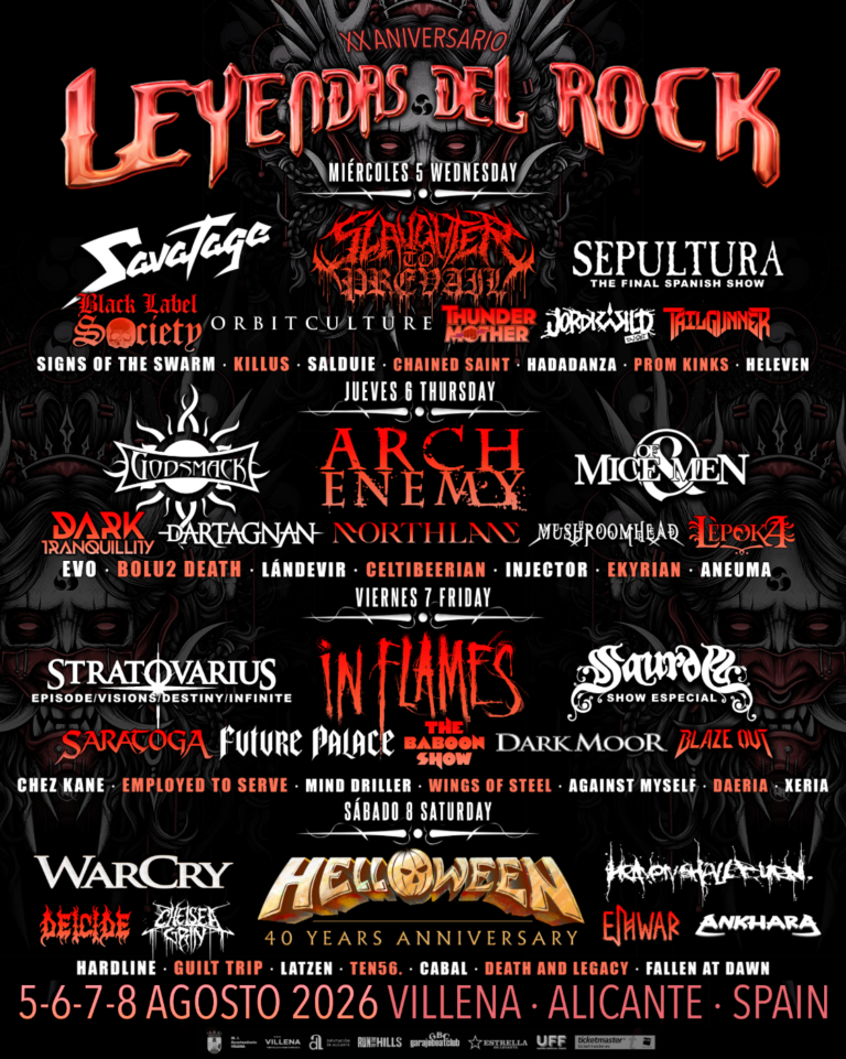 Leyendas del Rock 2026, poster actualizado