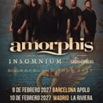 AMORPHIS ANUNCIAN SU NUEVA GIRA EUROPEA BORDERLAND TOUR 2027