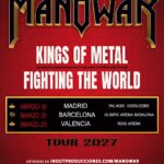 MANOWAR ANUNCIA UN TERCER CONCIERTO EN 2027 EN ROIG ARENA DE VALENCIA
