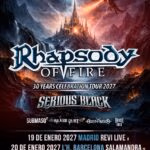 RHAPSODY OF FIRE CELEBRARÁN SU 30º ANIVERSARIO DENTRO DEL MOTOCULTOR ACROSS EUROPE TOUR 2027