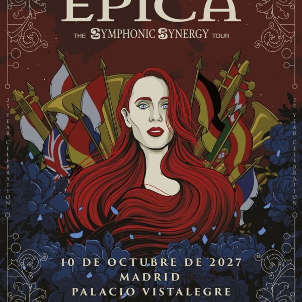 EPICA llevará su universo sinfónico con orquesta a Madrid en 2027