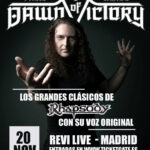 Fabio Lione’s Dawn of Victory actuará en Madrid el 20 de noviembre